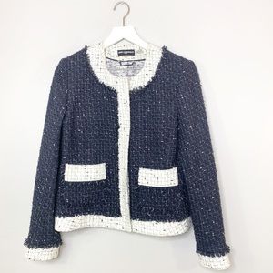 KARL LAGERFELD Black & White Blazer